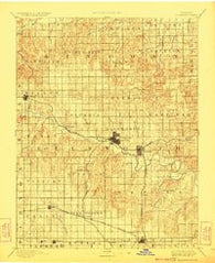 Ellsworth Kansas Historical topographic map, 1:125000 scale, 30 X 30 Minute, Year 1894
