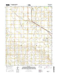 Elmer Kansas Current topographic map, 1:24000 scale, 7.5 X 7.5 Minute, Year 2015