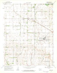 Elmer Kansas Historical topographic map, 1:24000 scale, 7.5 X 7.5 Minute, Year 1961