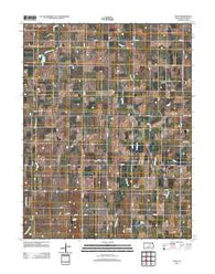 Elmo Kansas Historical topographic map, 1:24000 scale, 7.5 X 7.5 Minute, Year 2012