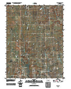 Elmont Kansas Historical topographic map, 1:24000 scale, 7.5 X 7.5 Minute, Year 2009