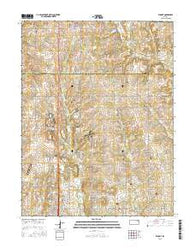 Elmont Kansas Current topographic map, 1:24000 scale, 7.5 X 7.5 Minute, Year 2015