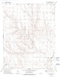 Eminence Cemetery Kansas Historical topographic map, 1:24000 scale, 7.5 X 7.5 Minute, Year 1974