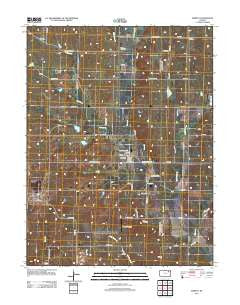 Emmett Kansas Historical topographic map, 1:24000 scale, 7.5 X 7.5 Minute, Year 2012