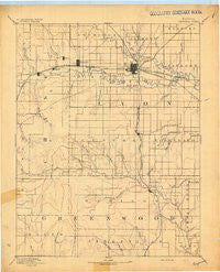 Emporia Kansas Historical topographic map, 1:125000 scale, 30 X 30 Minute, Year 1894
