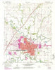 Emporia Kansas Historical topographic map, 1:24000 scale, 7.5 X 7.5 Minute, Year 1957