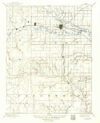 Emporia Kansas Historical topographic map, 1:125000 scale, 30 X 30 Minute, Year 1894
