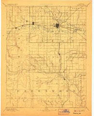 Emporia Kansas Historical topographic map, 1:125000 scale, 30 X 30 Minute, Year 1894