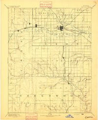 Emporia Kansas Historical topographic map, 1:125000 scale, 30 X 30 Minute, Year 1894