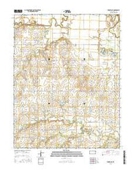 Emporia SE Kansas Current topographic map, 1:24000 scale, 7.5 X 7.5 Minute, Year 2015