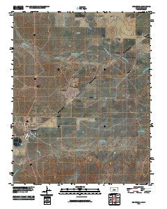 Englewood Kansas Historical topographic map, 1:24000 scale, 7.5 X 7.5 Minute, Year 2010