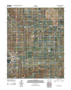 Englewood Kansas Historical topographic map, 1:24000 scale, 7.5 X 7.5 Minute, Year 2012
