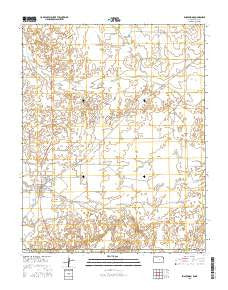 Englewood Kansas Current topographic map, 1:24000 scale, 7.5 X 7.5 Minute, Year 2015