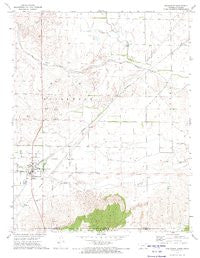 Englewood Kansas Historical topographic map, 1:24000 scale, 7.5 X 7.5 Minute, Year 1972