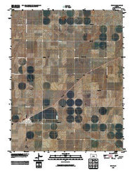 Ensign Kansas Historical topographic map, 1:24000 scale, 7.5 X 7.5 Minute, Year 2009