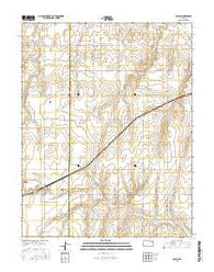 Ensign Kansas Current topographic map, 1:24000 scale, 7.5 X 7.5 Minute, Year 2016