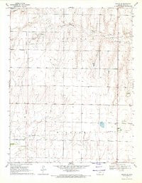 Ensign SE Kansas Historical topographic map, 1:24000 scale, 7.5 X 7.5 Minute, Year 1969