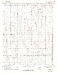 Ensign SW Kansas Historical topographic map, 1:24000 scale, 7.5 X 7.5 Minute, Year 1969