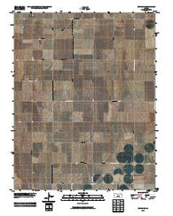 Ensign SW Kansas Historical topographic map, 1:24000 scale, 7.5 X 7.5 Minute, Year 2009