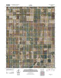 Ensign SW Kansas Historical topographic map, 1:24000 scale, 7.5 X 7.5 Minute, Year 2012