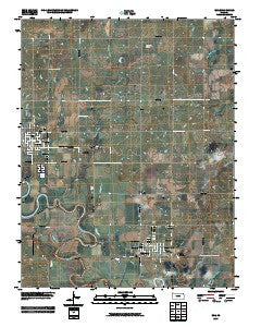 Erie Kansas Historical topographic map, 1:24000 scale, 7.5 X 7.5 Minute, Year 2010