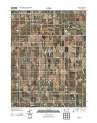 Esbon Kansas Historical topographic map, 1:24000 scale, 7.5 X 7.5 Minute, Year 2012
