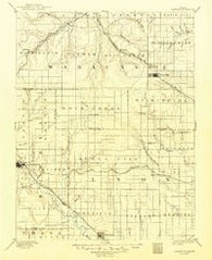 Eskridge Kansas Historical topographic map, 1:125000 scale, 30 X 30 Minute, Year 1894