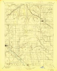 Eskridge Kansas Historical topographic map, 1:125000 scale, 30 X 30 Minute, Year 1894