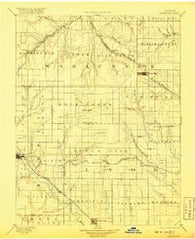 Eskridge Kansas Historical topographic map, 1:125000 scale, 30 X 30 Minute, Year 1894