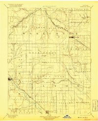Eskridge Kansas Historical topographic map, 1:125000 scale, 30 X 30 Minute, Year 1894