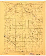 Eskridge Kansas Historical topographic map, 1:125000 scale, 30 X 30 Minute, Year 1894