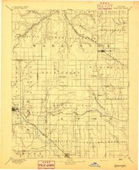 Eskridge Kansas Historical topographic map, 1:125000 scale, 30 X 30 Minute, Year 1894