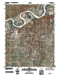 Eudora Kansas Historical topographic map, 1:24000 scale, 7.5 X 7.5 Minute, Year 2009