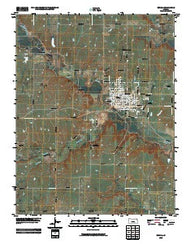 Eureka Kansas Historical topographic map, 1:24000 scale, 7.5 X 7.5 Minute, Year 2009