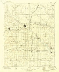 Eureka Kansas Historical topographic map, 1:125000 scale, 30 X 30 Minute, Year 1894