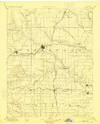 Eureka Kansas Historical topographic map, 1:125000 scale, 30 X 30 Minute, Year 1894