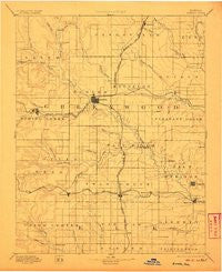 Eureka Kansas Historical topographic map, 1:125000 scale, 30 X 30 Minute, Year 1894