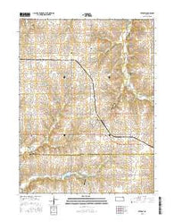 Everest Kansas Current topographic map, 1:24000 scale, 7.5 X 7.5 Minute, Year 2015