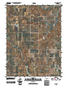 Fairview Kansas Historical topographic map, 1:24000 scale, 7.5 X 7.5 Minute, Year 2009