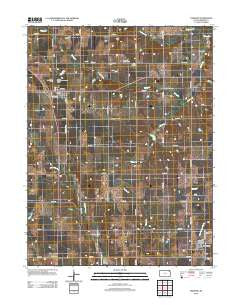 Fairview Kansas Historical topographic map, 1:24000 scale, 7.5 X 7.5 Minute, Year 2012