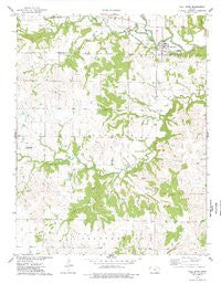 Fall River Kansas Historical topographic map, 1:24000 scale, 7.5 X 7.5 Minute, Year 1975