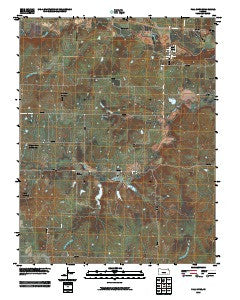 Fall River Kansas Historical topographic map, 1:24000 scale, 7.5 X 7.5 Minute, Year 2010