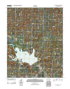Fall River Lake Kansas Historical topographic map, 1:24000 scale, 7.5 X 7.5 Minute, Year 2012