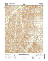 Falun Kansas Current topographic map, 1:24000 scale, 7.5 X 7.5 Minute, Year 2015
