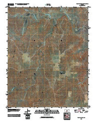 Fancy Canyon Kansas Historical topographic map, 1:24000 scale, 7.5 X 7.5 Minute, Year 2009