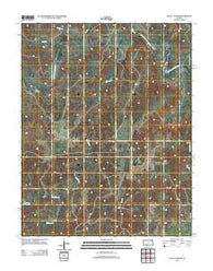 Fancy Canyon Kansas Historical topographic map, 1:24000 scale, 7.5 X 7.5 Minute, Year 2012