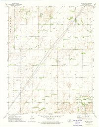 Fellsburg Kansas Historical topographic map, 1:24000 scale, 7.5 X 7.5 Minute, Year 1972