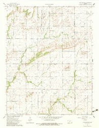 Five Mounds Kansas Historical topographic map, 1:24000 scale, 7.5 X 7.5 Minute, Year 1963