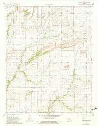 Five Mounds Kansas Historical topographic map, 1:24000 scale, 7.5 X 7.5 Minute, Year 1963