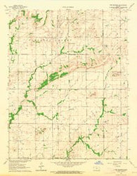 Five Mounds Kansas Historical topographic map, 1:24000 scale, 7.5 X 7.5 Minute, Year 1963